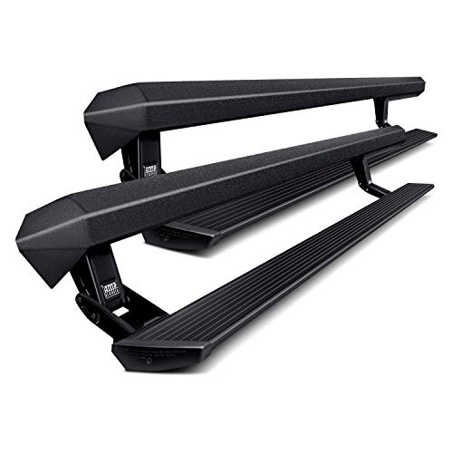 RealTruck AMP Research PowerStepXL | Fits 2018 - 2024 Jeep Wrangler JL (4-Door) (Includes 4XE/Rubicon 392) | 77132-01A | Ergonomic, Rust-Proof Aluminum, True Flush Mount, 4" Lower Drop Down
