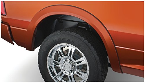 Bushwacker 50040-02 Black OE-Style Smooth Finish Rear Fender Flares for 2009-2018 Dodge Ram 1500; 2010-2018 Ram 2500, 3500 (Excludes R/T & Rebel); 2019-2021 Ram 1500 Classic (Excludes Rebel Models)