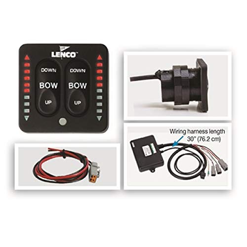 Lenco LED Indicator Two-Piece Tactile Switch Kit w/Pigtail f/Single Actuator Systems