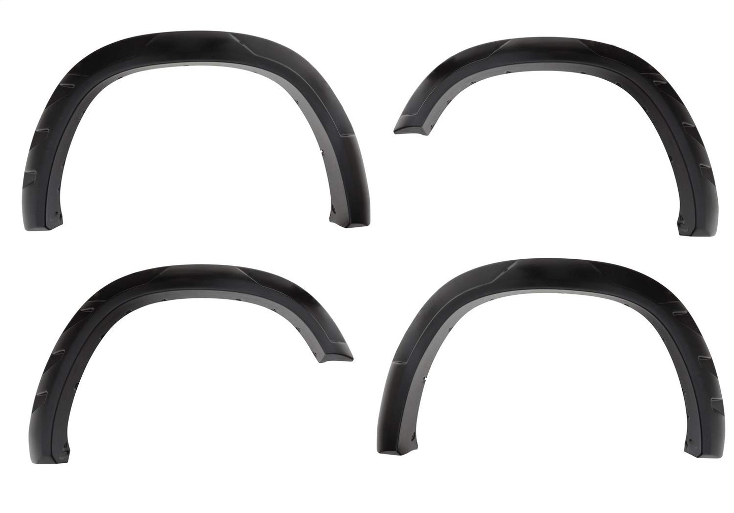 Bushwacker DRT Extended Front & Rear Fender Flares | 4-Piece Set, Black, Smooth Finish | 50932-02 | Fits 2010-2018 Ram 1500, 2019-2022 Ram 1500 Classic (Excludes Rebel Models)