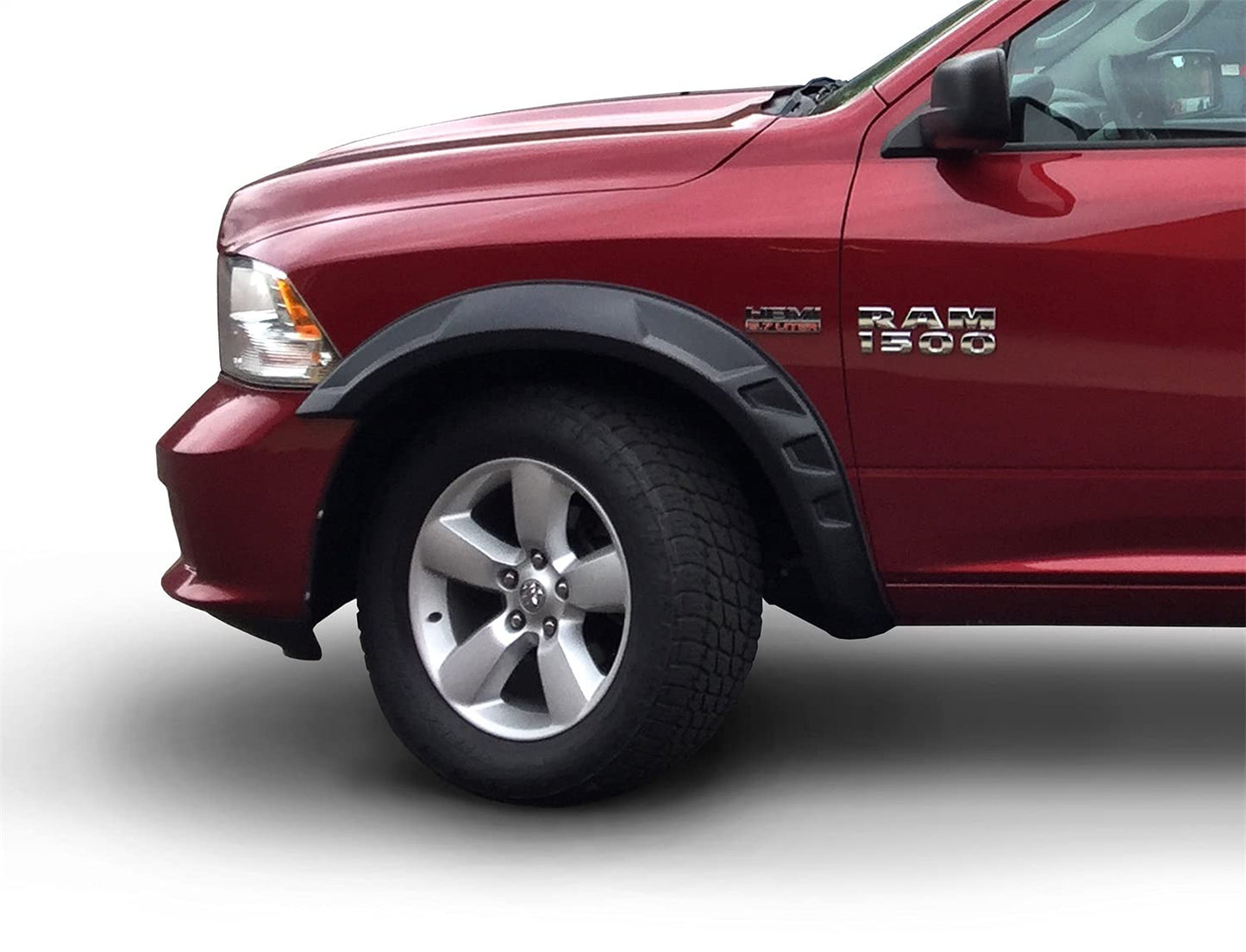 Bushwacker DRT Extended Front & Rear Fender Flares | 4-Piece Set, Black, Smooth Finish | 50932-02 | Fits 2010-2018 Ram 1500, 2019-2022 Ram 1500 Classic (Excludes Rebel Models)