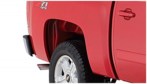 Bushwacker Extend-A-Fender Extended Front & Rear Fender Flares | 4-Piece Set, Black, Smooth Finish | 40938-02 | Fits 2007-2013 Chevrolet Silverado 1500 w/ 6.6' or 8.1' Bed; 2007-2014 2500 HD/3500 HD