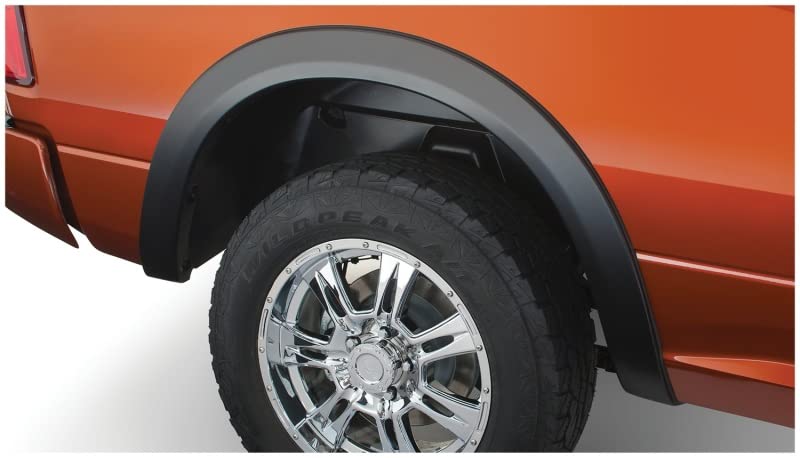 Bushwacker 50040-02 Black OE-Style Smooth Finish Rear Fender Flares for 2009-2018 Dodge Ram 1500; 2010-2018 Ram 2500, 3500 (Excludes R/T & Rebel); 2019-2021 Ram 1500 Classic (Excludes Rebel Models)