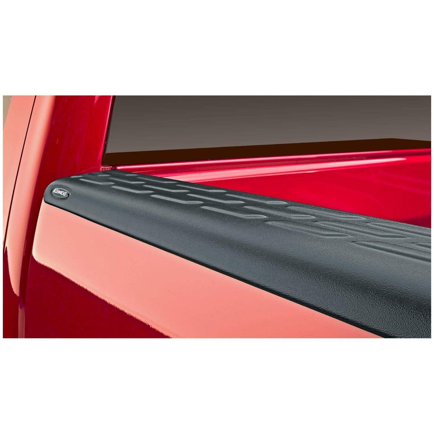 Bushwacker Ultimate BedRail Caps - Factory w/o Stake Holes | 2-Piece Set, Black, Smooth Finish | 49518 | Fits 2007-2013 Silverado 1500; 07-14 2500 HD/3500 HD Fleetside w/ 8.1' Bed (Excludes Dually)