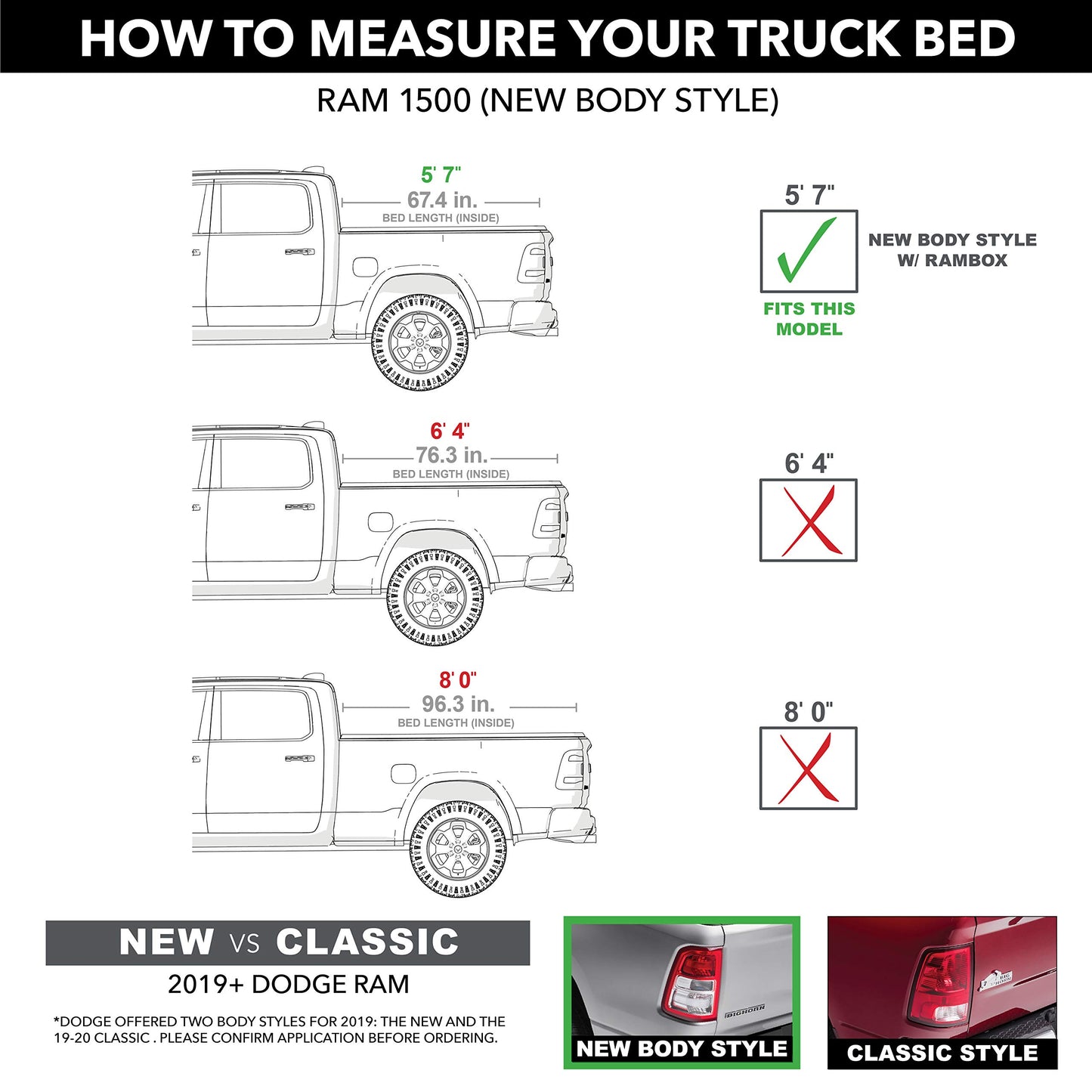 RealTruck Retrax PowertraxONE XR Retractable Truck Bed Tonneau Cover | T-70244 | Fits 2019-2024 Dodge Ram 1500 w/RamBox, Fits w/and w/o Multi-Function (Split) Tailgate 5' 7" Bed (67.4")
